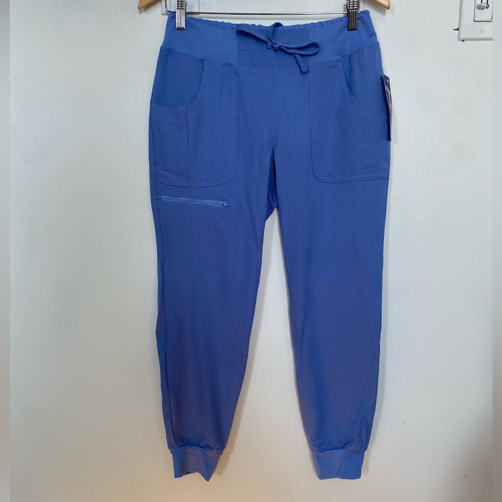 Heartsoul ciel blue jogger scrub set